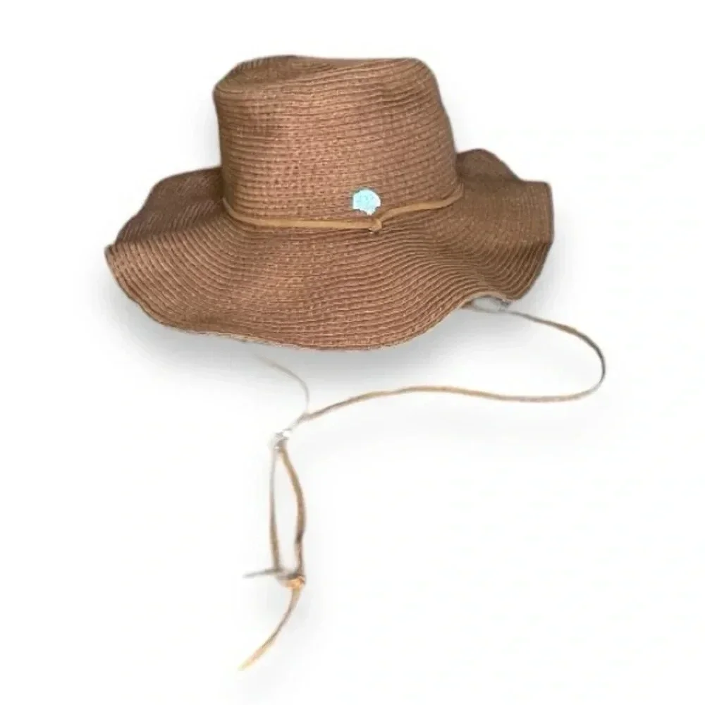 Banana Boat Adult Sun Hat, 100% Paper Straw, Adjustable Chin Strap. - Picture 2 of 10